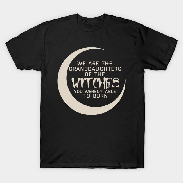 Granddaughters of The Witches - Feminist Feminism Tshirt Tee T Shirts T-Shirt by mrsmitful